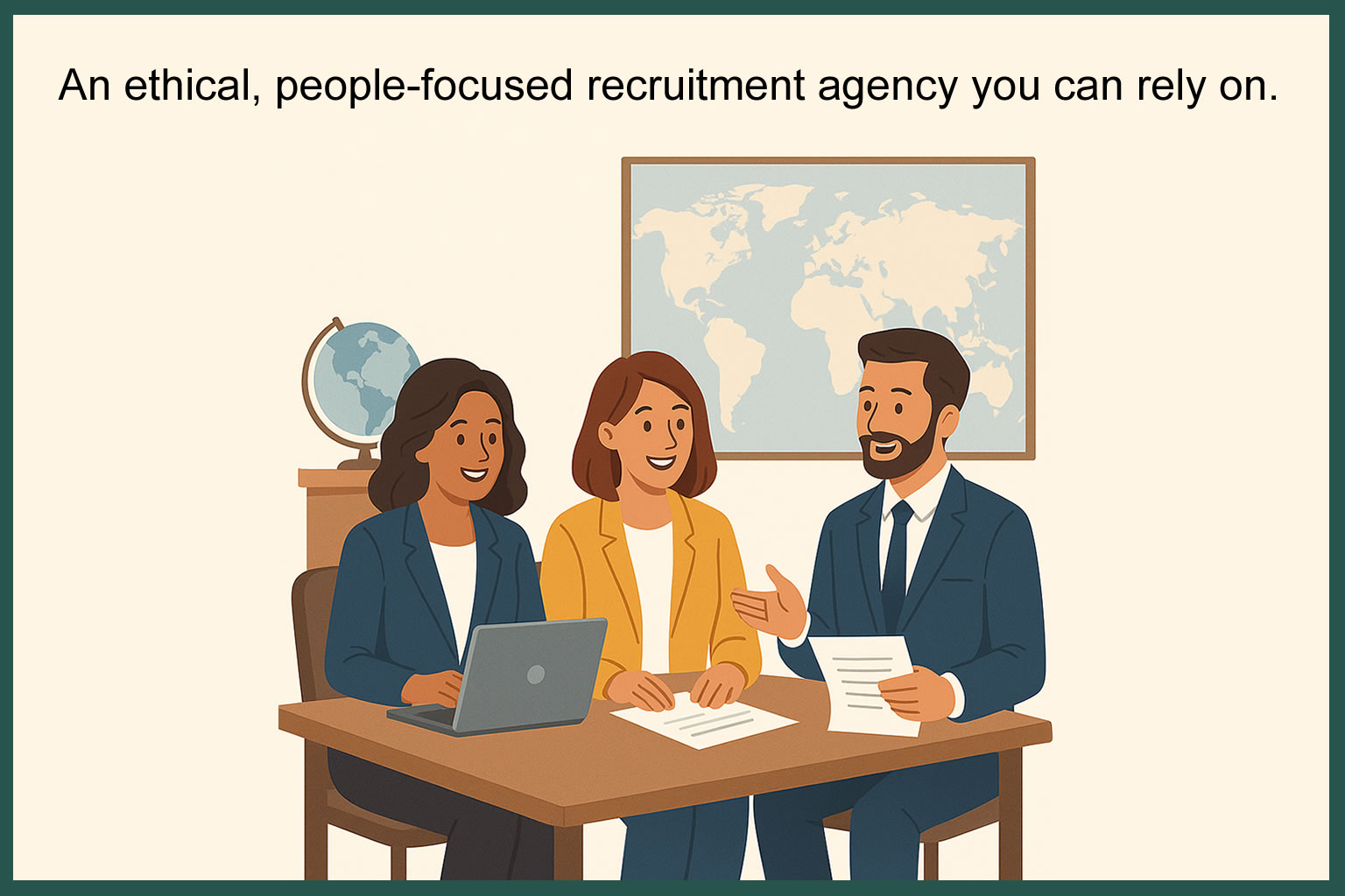 An ethical, people focused recruitment agency you can rely on
